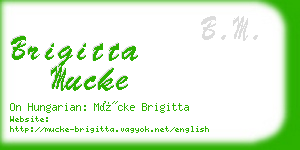 brigitta mucke business card